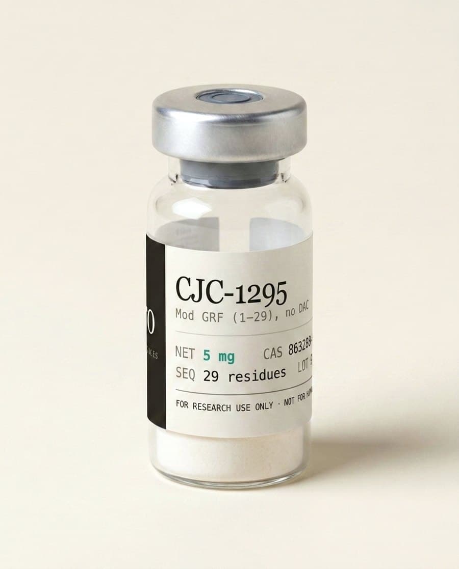 CJC-1295 vial, angled