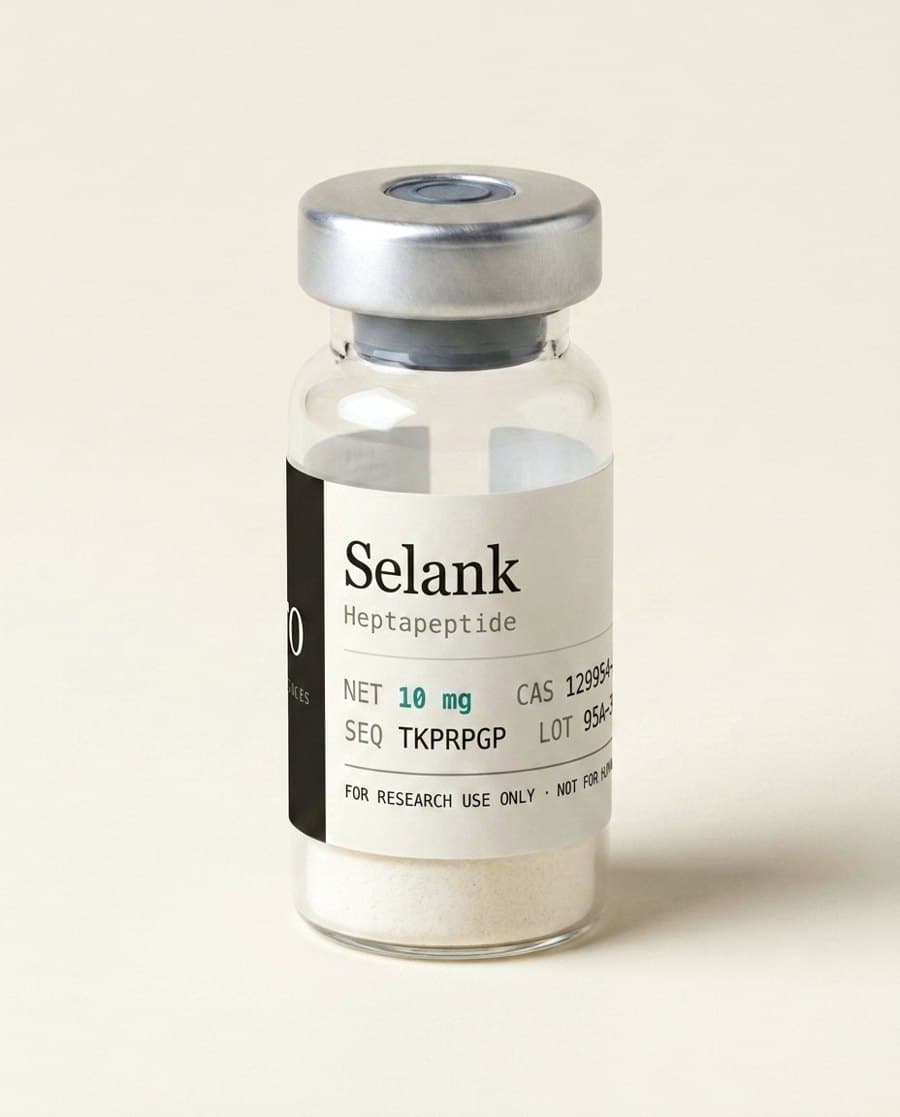 Selank vial, angled